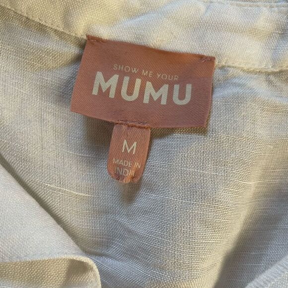 NWOT Johns Button Down Shirt Show me Your Mumu M - Picture 8 of 12